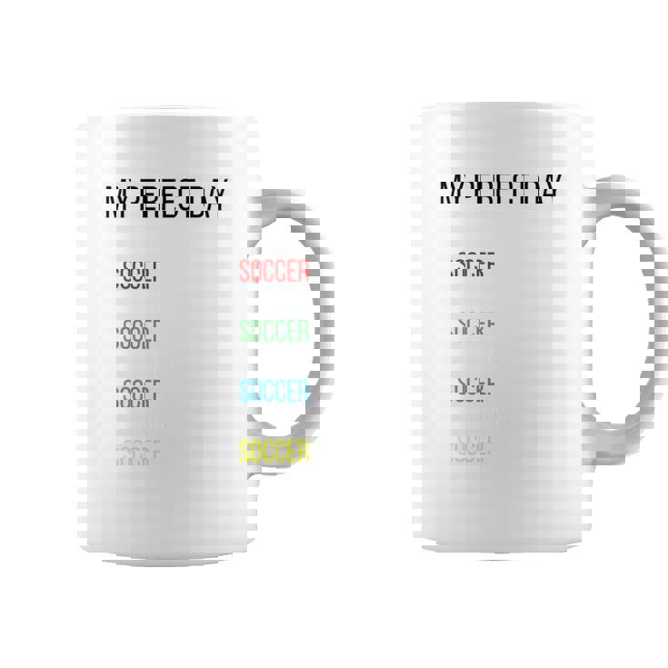 My Perfect Day、サッカー 長袖tシャツ コーヒーマグ