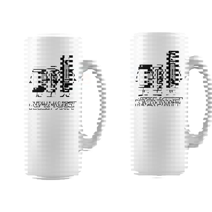 Never Forget カセットテープhs ゲーマー オールドスクール 面白い コーヒーマグ