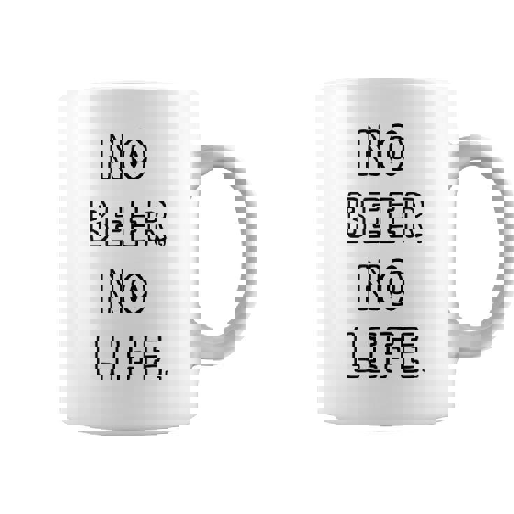 No Beer No Life ノービアーノーライフ ビール おもしろ かわいい コーヒーマグ