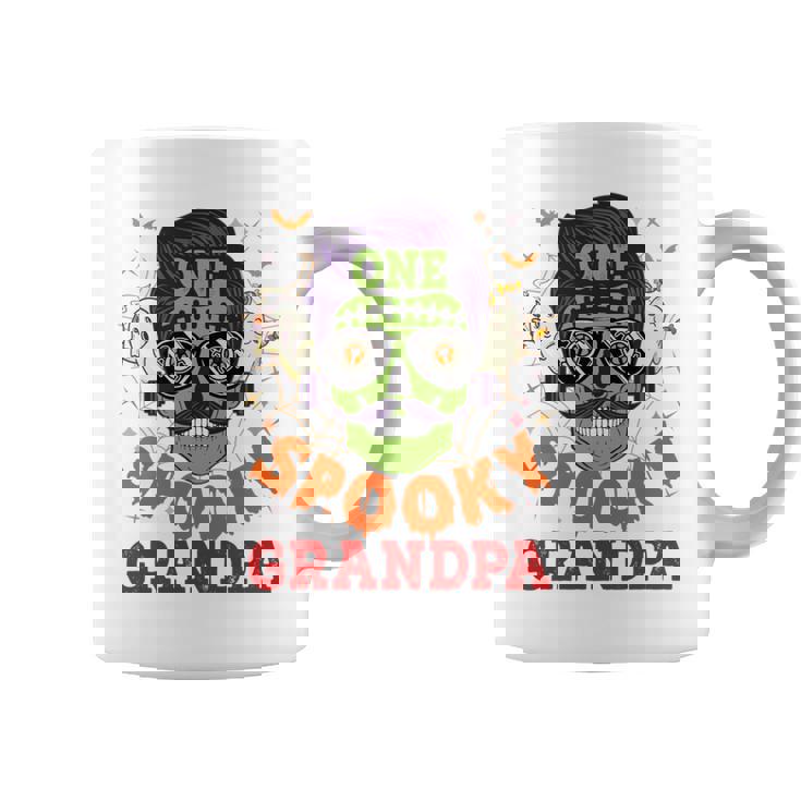 Onepooky Grandpa ハロウィン ホラーマン サングラス ファミリー 長袖tシャツ コーヒーマグ