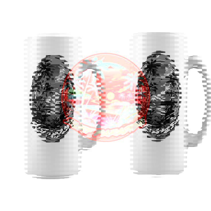 バックプリント Onlyurf Paradise クール サーファー ビーチ オーシャン コーヒーマグ