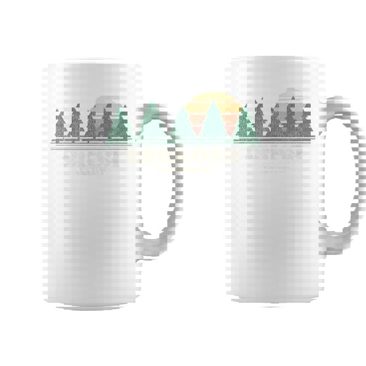 Oshkosh Wi ビンテージスローバックtシャツ レトロ70年代デザイン コーヒーマグ