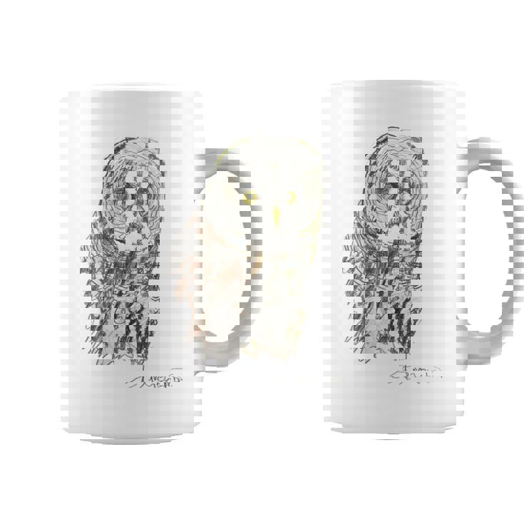 Owl Drawing コーヒーマグ