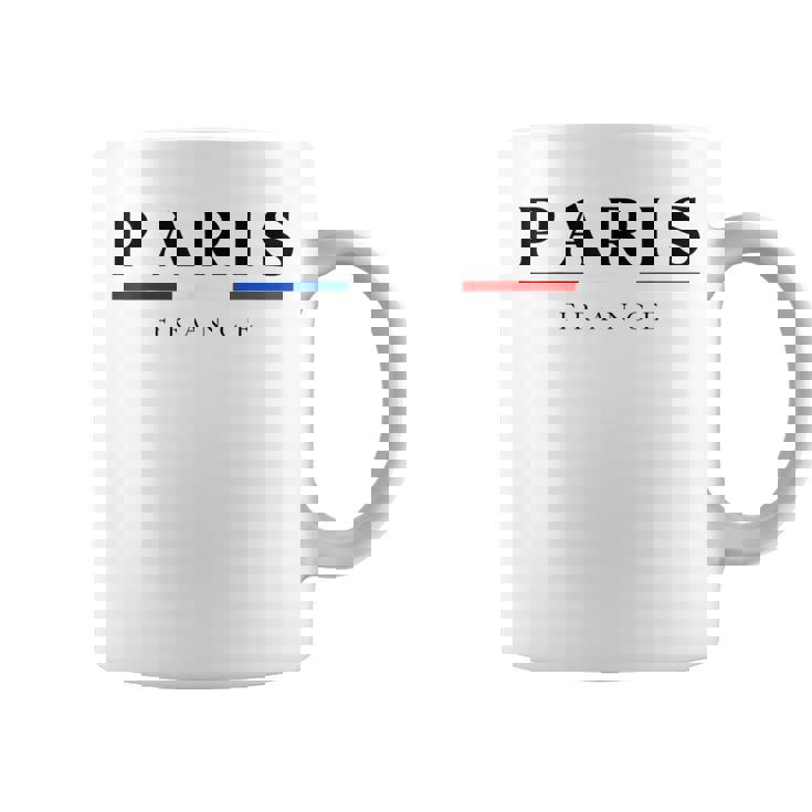 Paris With France Flag Novelty Graphic & Cool s コーヒーマグ