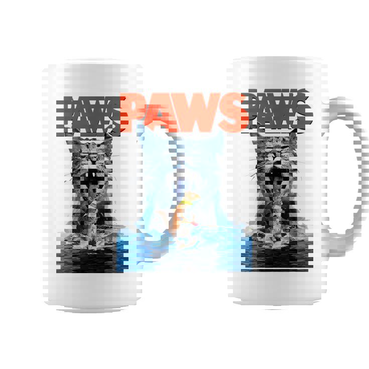 Paws Cat Lover ホラー映画 パロディ コーヒーマグ