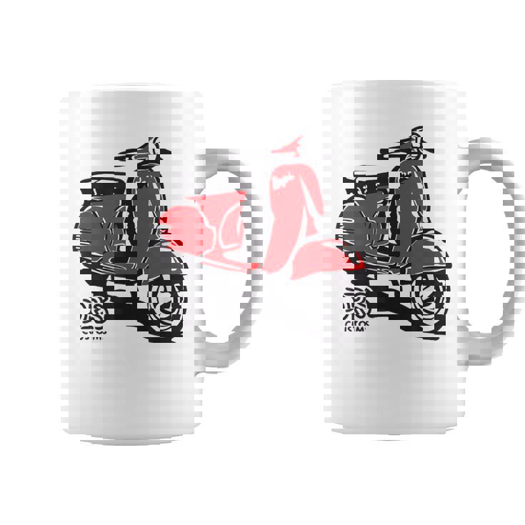 Piaggio クラシックスクーター イタリア製 ピンク コーヒーマグ