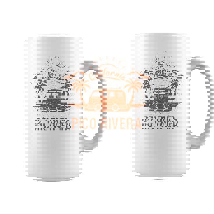 Pico Rivera Ca カリフォルニア レトロ ビンテージ サーフィン ビーチ コーヒーマグ