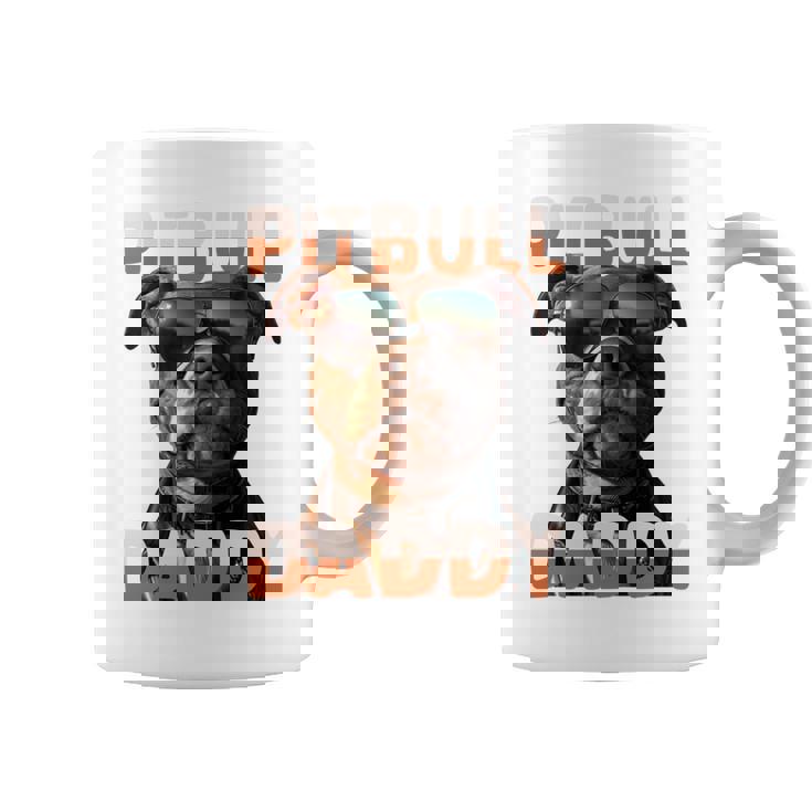 Pitbull Daddyピットブル・パパ・ヴァタータグ アメリカン・ピット・ブル・テリア・パパ 長袖tシャツ コーヒーマグ