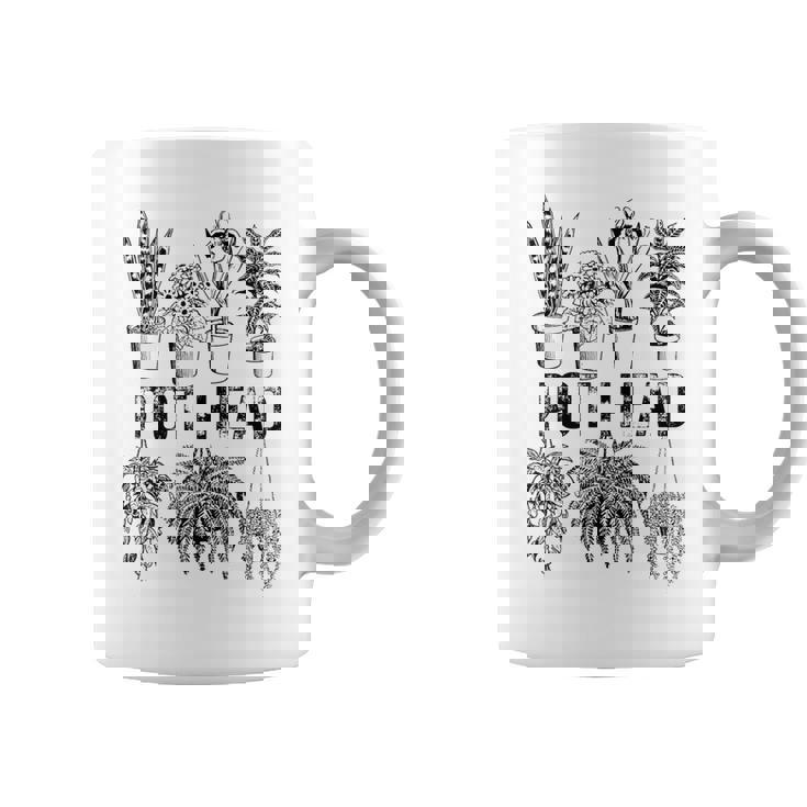 Pot Head 観葉植物 庭師 面白い 観葉植物 コーヒーマグ