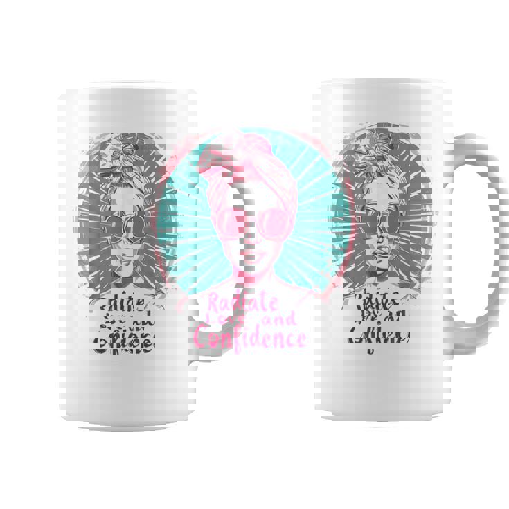 Radiate Love And Confidence Body Positive レトロ ポップアート コーヒーマグ