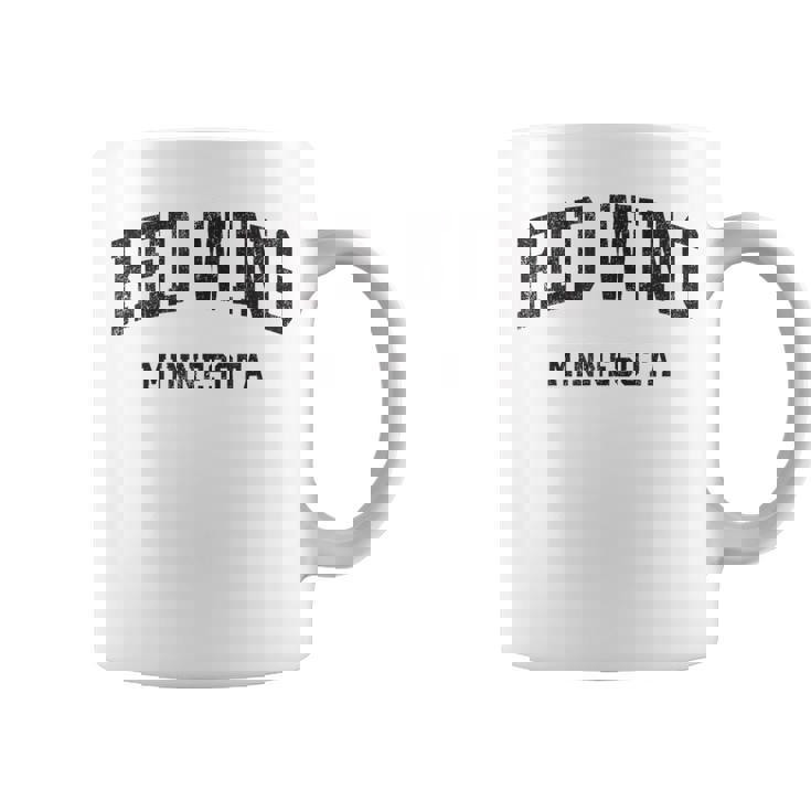 Red Wing ミネソタ Mn ヴィンテージ アスレチック スポーツデザイン コーヒーマグ