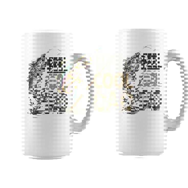 Reel Cool Dad Fishing Papa Father's Day Fisherman Fish Coffee Mug