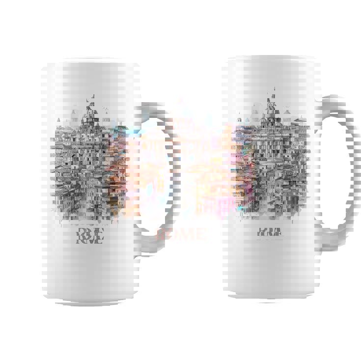 Retrointage Roma Italia Roma Italia Roma Italia Regalo Taza de café