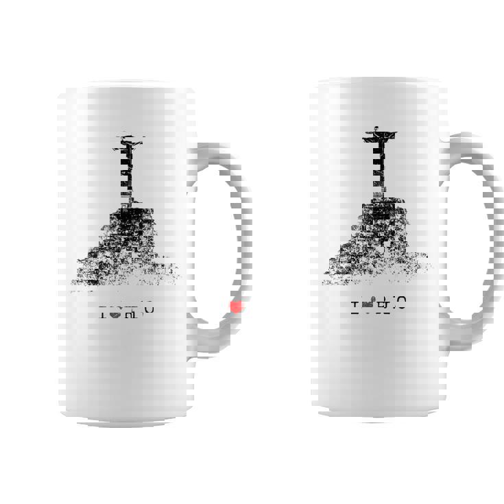 Rio De Janeiro リオデジャネイロのスカイライン イエスキリストの像 ブラジル 愛 コーヒーマグ