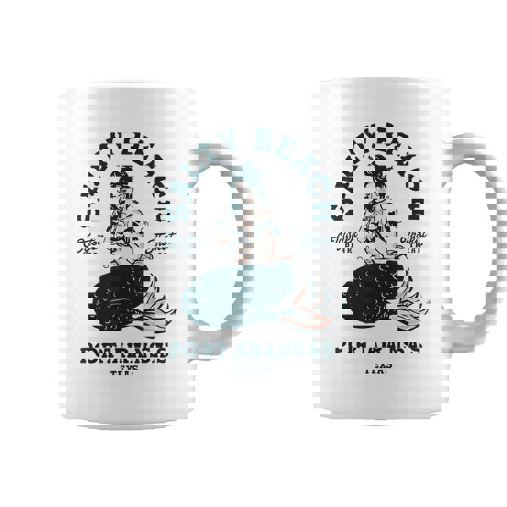 Salty Beach Port Aransas テキサス マーメイドシャツ ダイブバー オイスター コーヒーマグ