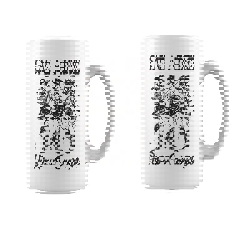 Save A Horse Ride A Cowgirl レトロ ウエスタン ロデオ カントリーガール コーヒーマグ