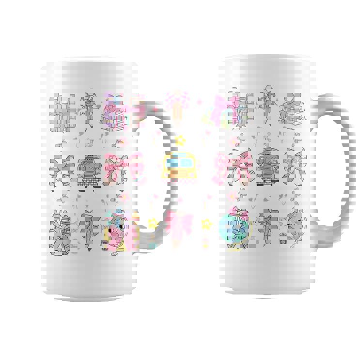 School Pencils And Bows Teacher Bow Coquette Pencil Girls Coffee Mug