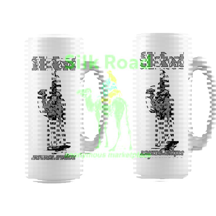 Silk Road 匿名マーケットプレイス キャメル ダークウェブ 暗号 Btc コーヒーマグ