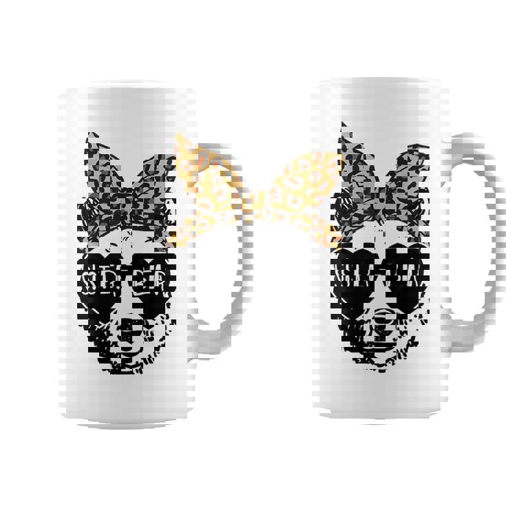 Sister Bear Face Sunglasses Big Little Sister Mother's Day Coffee Mug