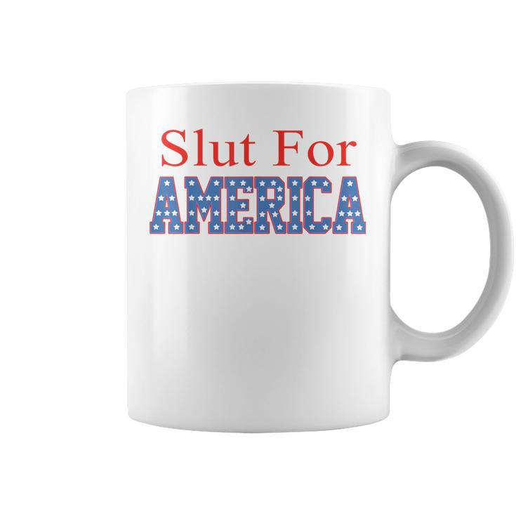 Slut For America 4Th Of July Women Coffee Mug