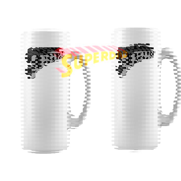Super Daduperdad uperhero Dad コーヒーマグ