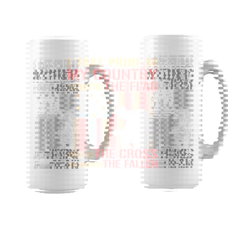 I Take Pride In My Country Itand For The Flag 裏面 コーヒーマグ