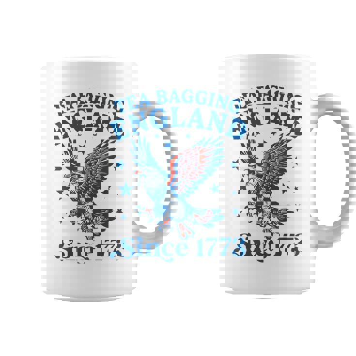 Tea Bagging England Since 1773 Patriotic Eagle 4Th Of July Coffee Mug