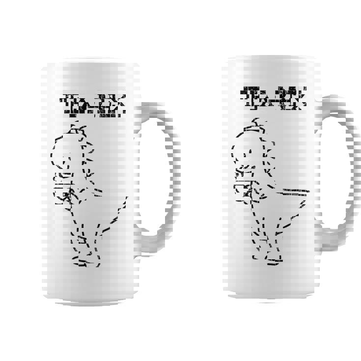 Tea-Rex おもしろドリンクグラフィック コーヒーマグ