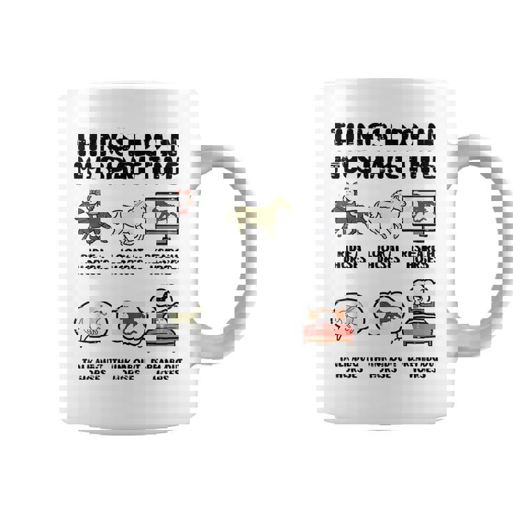 Things I Do Mypare Time 馬 面白い 乗馬 メンズ レディース コーヒーマグ