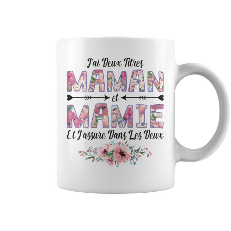 Titres Maman Et Mamie Fête Des Mères Grand Merés Tasse | Cadeauxyz