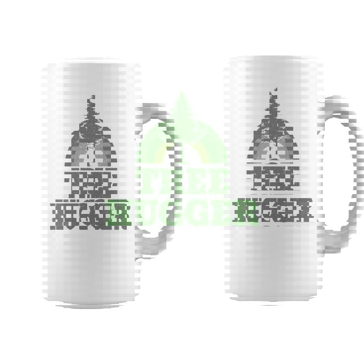 Tree Hugger 環境保護主義者 ヴィンテージ レトロ 自然愛好家 長袖tシャツ コーヒーマグ
