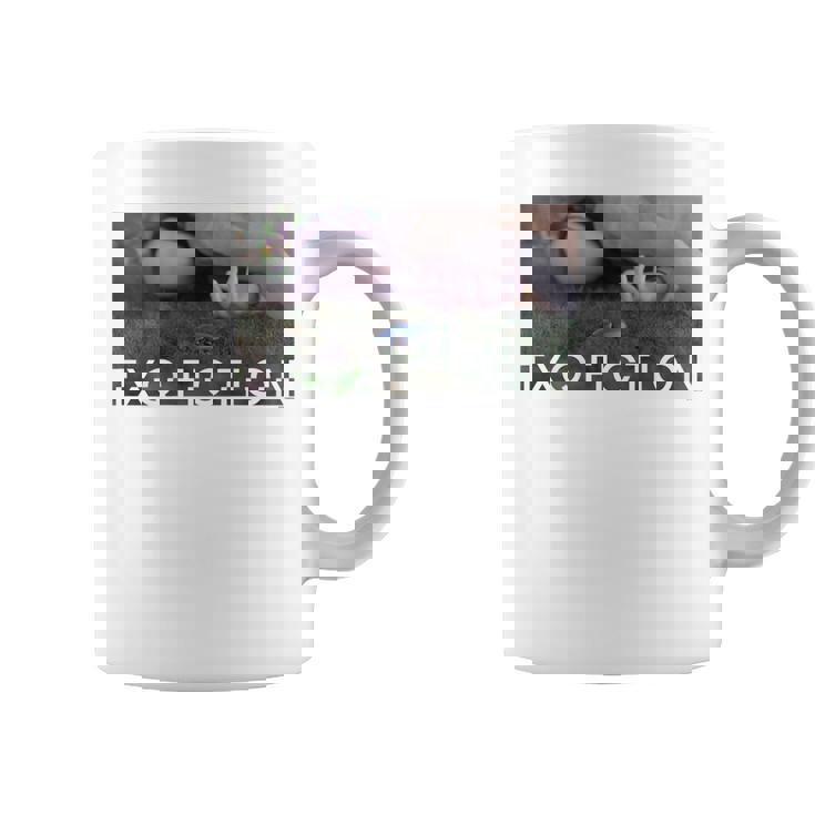 Txq Fiction 白tシャツ（半袖）背面 コーヒーマグ