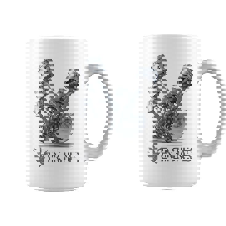 V8 エンジン コーヒーマグ