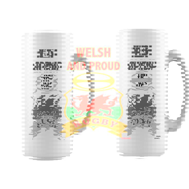Welsh Dragon Wales ラグビートップ 長袖tシャツ コーヒーマグ