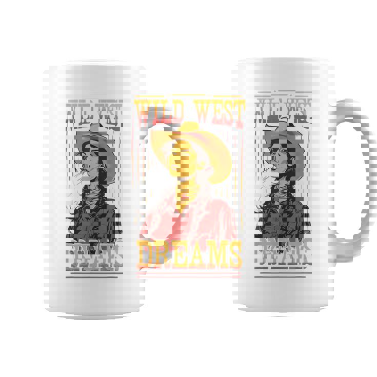 Wild West Dreams Country Western Cowgirl Rodeo グラフィック コーヒーマグ