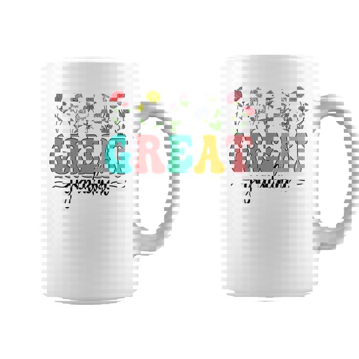 Wildflowers Great Grandma Floral Mother's Day Great Grandma Coffee Mug