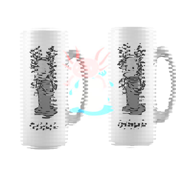 Wooper-Muper メキシカンサラマンダー アフロヘッド かわいい 面白い キッズ コーヒーマグ