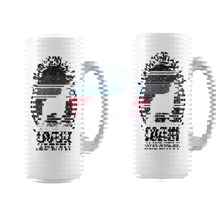 Work Hardo Dog Have Life 面白いレトロキャバリア コーヒーマグ