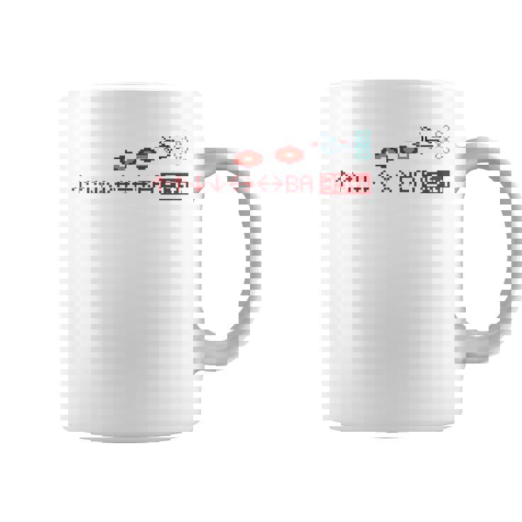 「グラディウス」上上下下左右左右baフル装備 長袖tシャツ コーヒーマグ