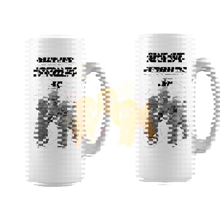 【Super Cute Toypoodles】トイプードル 実写 コーヒーマグ