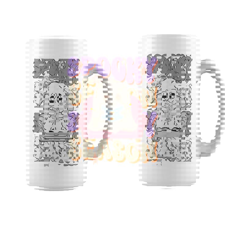 おもしろい言葉 不気味な季節 ハロウィン 幽霊 先生 女性 男性 コーヒーマグ