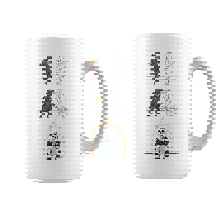 おもしろパンダ パンダ フュージョン ギフト シャツ かわいい シロクマ コーヒーマグ