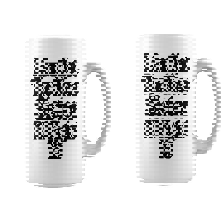 おれはナイスシスターじゃないよ戦ってやるよおもしろい皮肉 コーヒーマグ