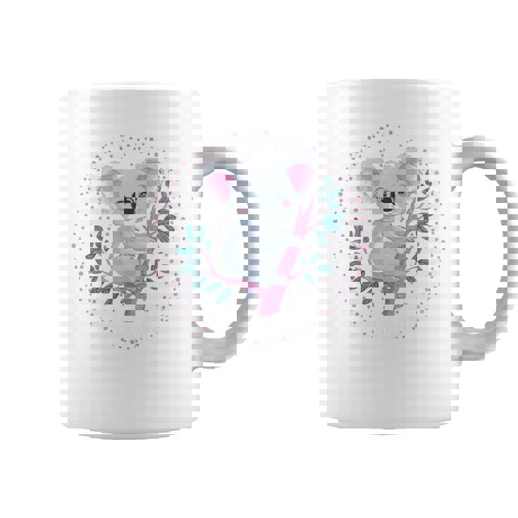 かわいいコアラガール おもしろコアラ 長袖tシャツ コーヒーマグ