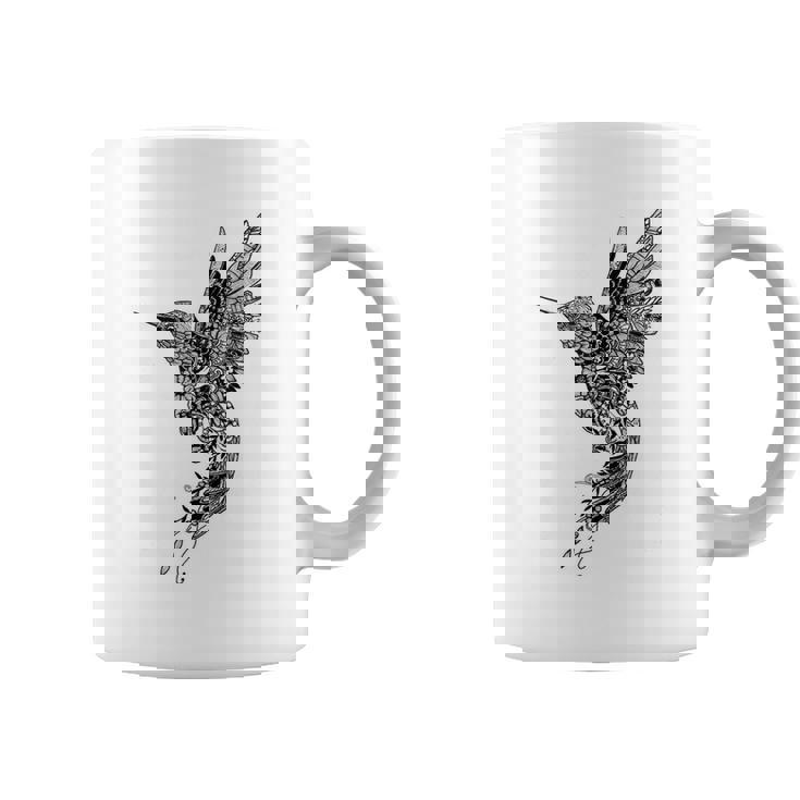 かわいいマンダラ ハチドリ レディース メンズ シャツ コーヒーマグ