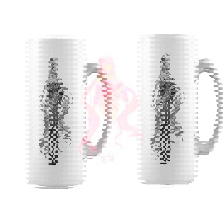 かわいい和風和風ピンク 長袖tシャツ コーヒーマグ