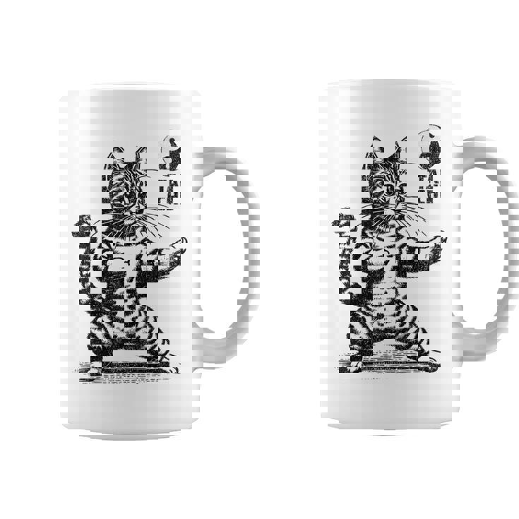 かわいい猫 太極拳 武道 陰陽 コーヒーマグ