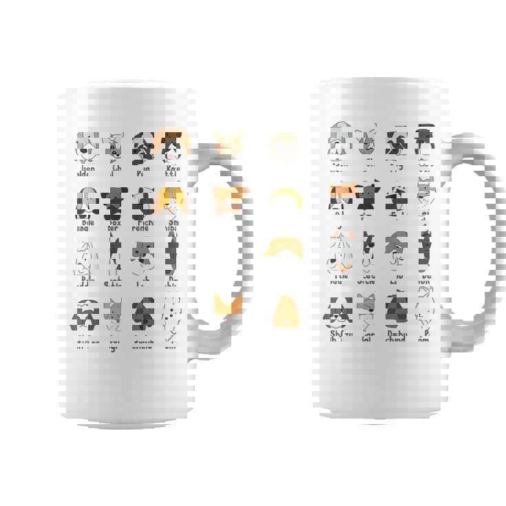 かわいい面白い犬種 コーヒーマグ