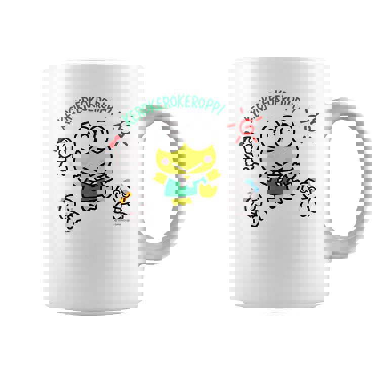 けろけろけろっぴ てるてるぼうず ライトカラー コーヒーマグ