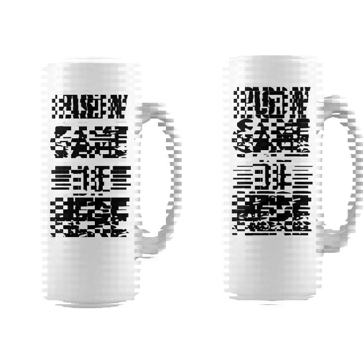 ここに来るためにゲームを一時停止しました コーヒーマグ